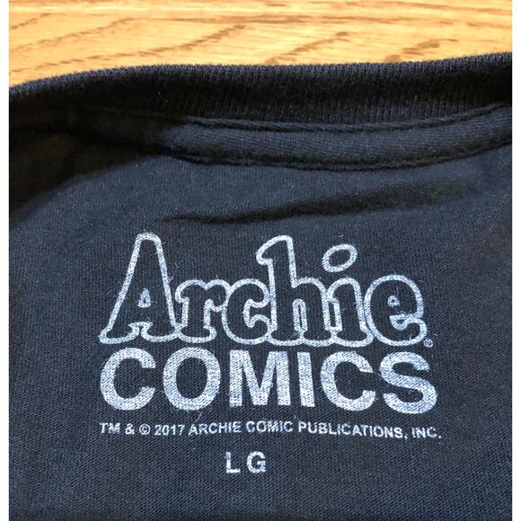 Archie Crown Collection Burgers Forever Jughead  Black Large T-Shirt Riverdale - Picture 4 of 5